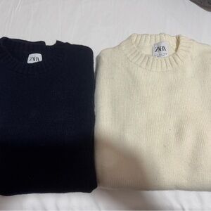 2 Men’s Zara Sweaters Large